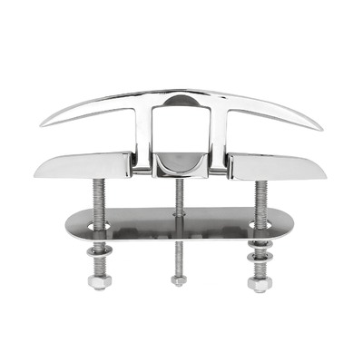 Giá tốt. Thuyền Gấp Cleats Mềm Inox 316 Cao Cấp Lật Lên Thuyền Dock Cleats Dây Thông Minh Với Mặt Sau Tấm Cho Sàn Tàu trực tuyến