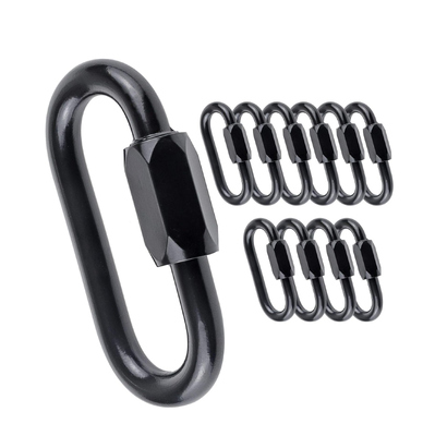 Giá tốt. Black Chain Connector Rigging Hardware Carabiner Liên kết nhanh trực tuyến