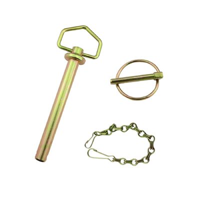 Giá tốt. Đinh nối thép hạng nặng với chuỗi và Linchpin để lắp đặt an toàn các nút nối và trục trực tuyến