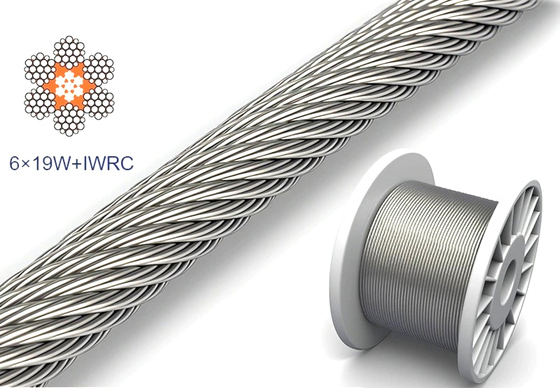 Giá tốt. Không từ tính 7x19 AISI 316 thép không gỉ dây thừng cáp biển cho thiết bị nhạy cảm trực tuyến