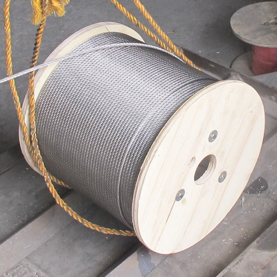 Không hợp kim 7x19 dây cáp thép galvanized 1/16 