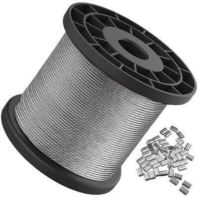 Giá tốt. Sợi dây thép không gỉ AISI316 được đánh bóng 3/64 