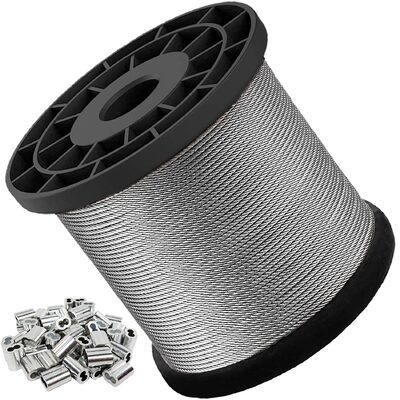 Giá tốt. AISI304/304L/316/316L Sợi dây thép không gỉ với 1x7 1x19 1x37 Xây dựng và 1570Mpa Độ bền kéo trực tuyến