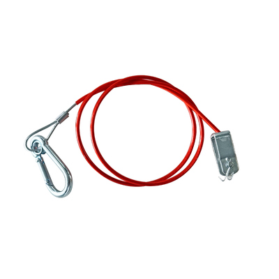 Giá tốt. PVC phủ bằng thép carbon Cable Sling với móc và Clevis trực tuyến