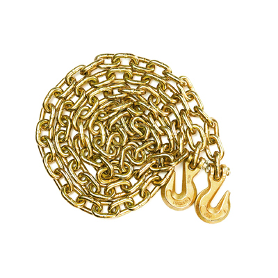 Giá tốt. G70 5/16'x20'x4700lbs với Clevis Grab Hook Grade 70 Binder Chain với Clevis Grab Hooks cho vận chuyển kéo trực tuyến