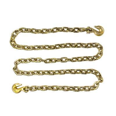Giá tốt. Xích vận tải Cấp 70 3/8''x20'x6600lbs Xích an toàn cho rơ moóc có Móc kẹp Clevis G70 để vận chuyển trực tuyến